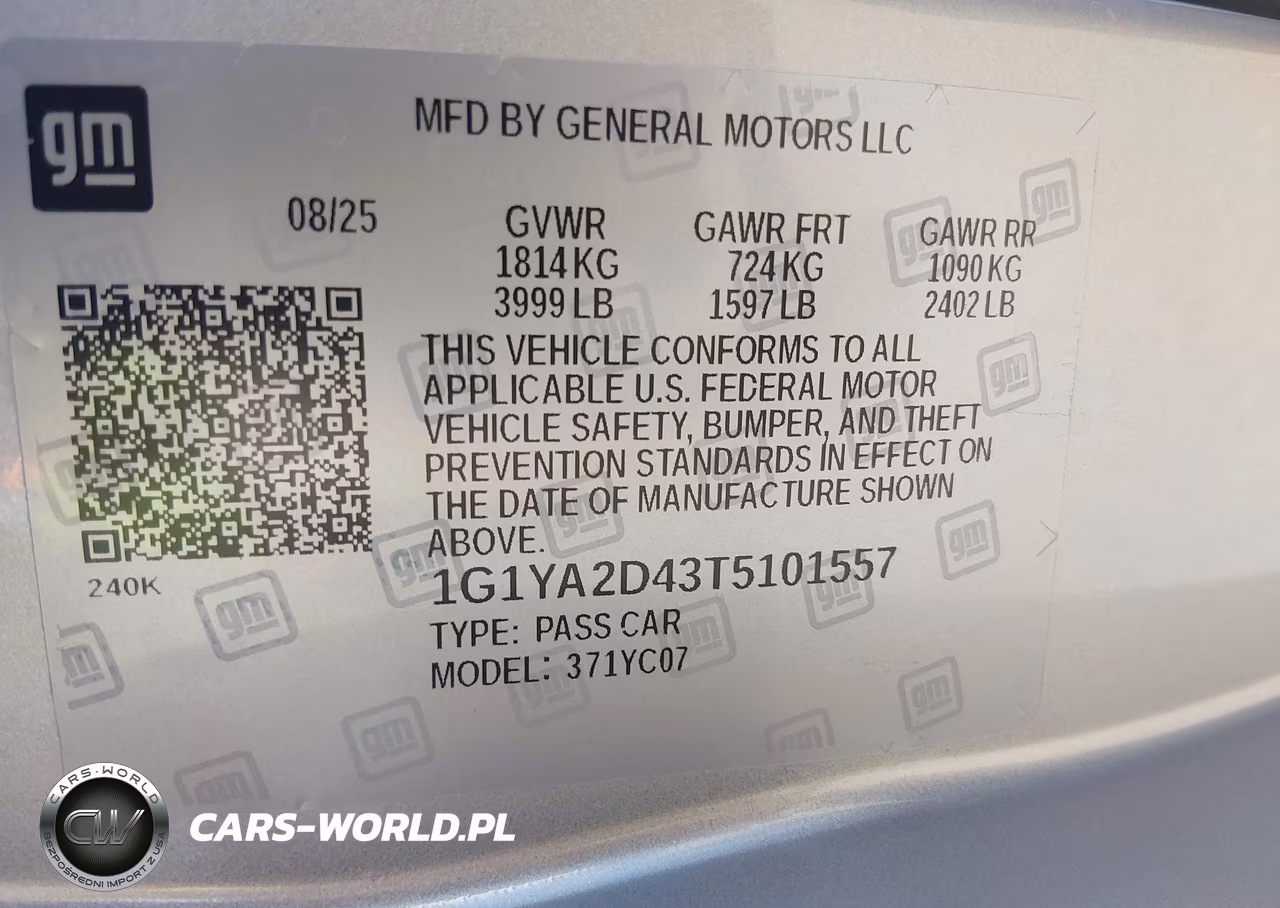2026 Chevrolet Corvette Stingray , 1Lt, Rwd VIN:1G1YA2D43T5101557 - 9