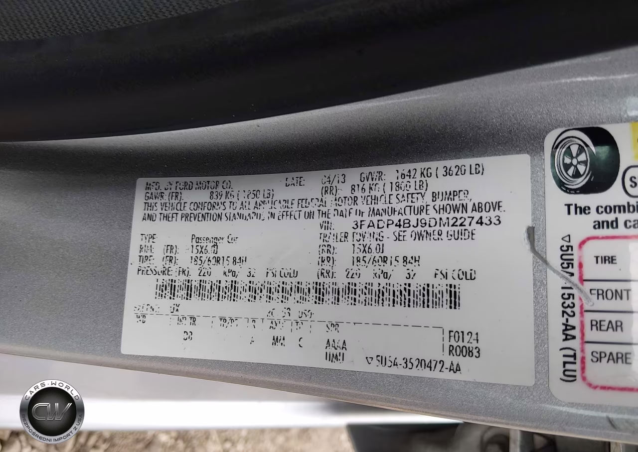 2013 Ford Fiesta Se VIN:3FADP4BJ9DM227433 - 9