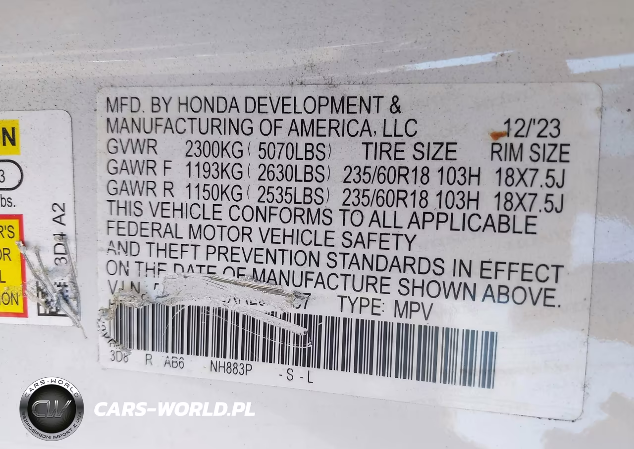 2024 Honda Cr-V Hybrid Sport-L VIN:5J6RS6H8XRL024097 - 9