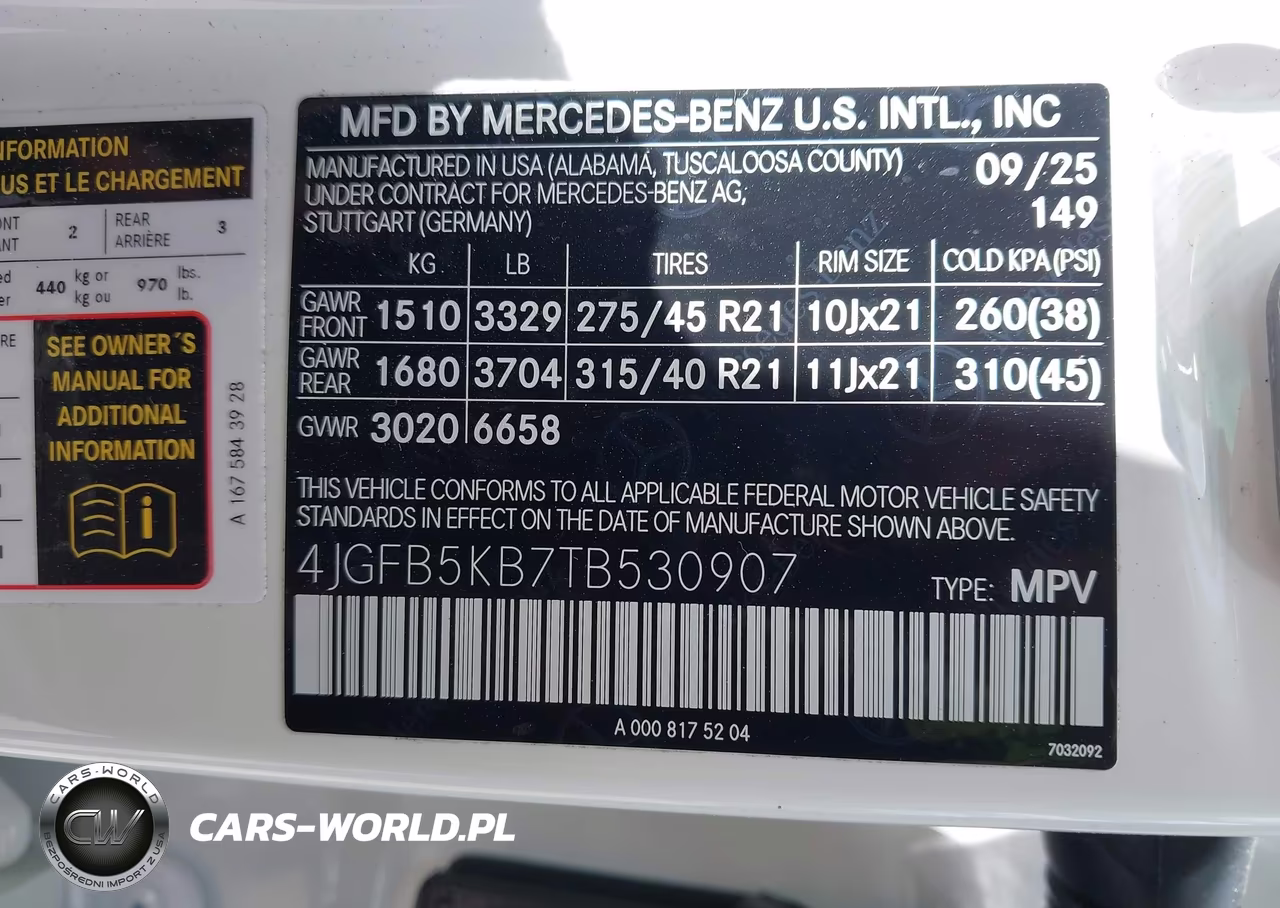 2026 Mercedes-Benz Gle 450 4Matic VIN:4JGFB5KB7TB530907 - 9