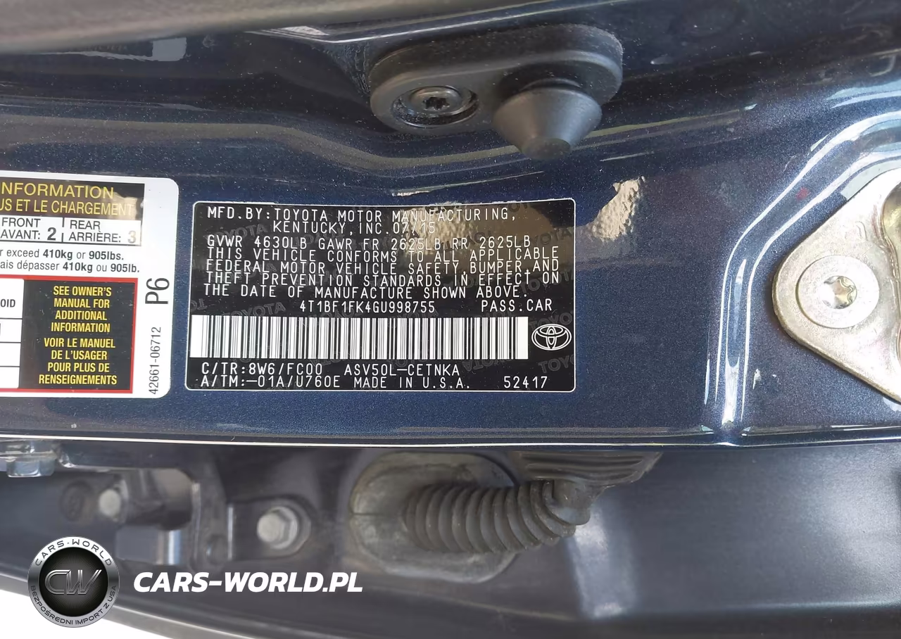 2016 Toyota Camry Le VIN:4T1BF1FK4GU998755 - 9