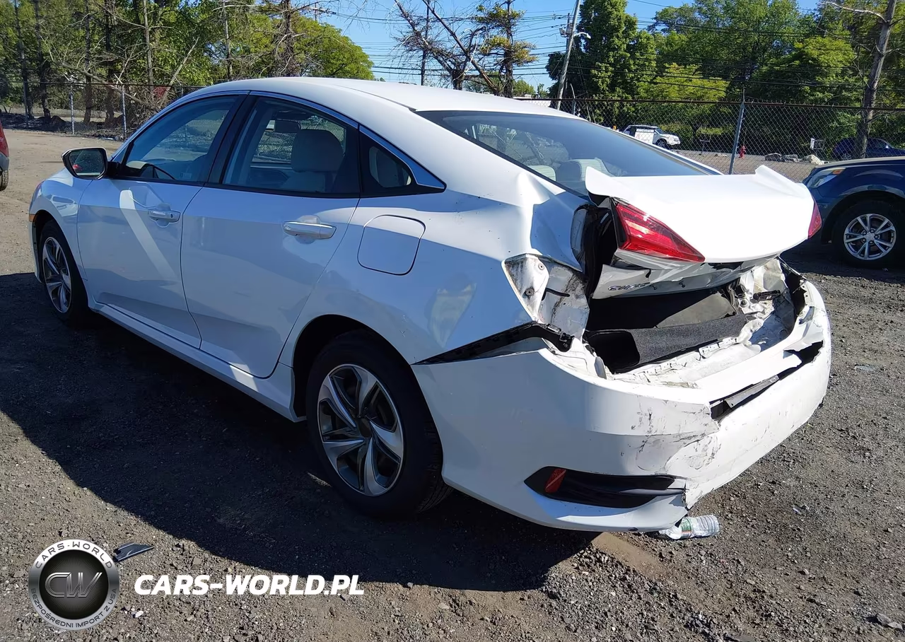 2020 Honda Civic Lx VIN:2HGFC2F64LH533317 - 3
