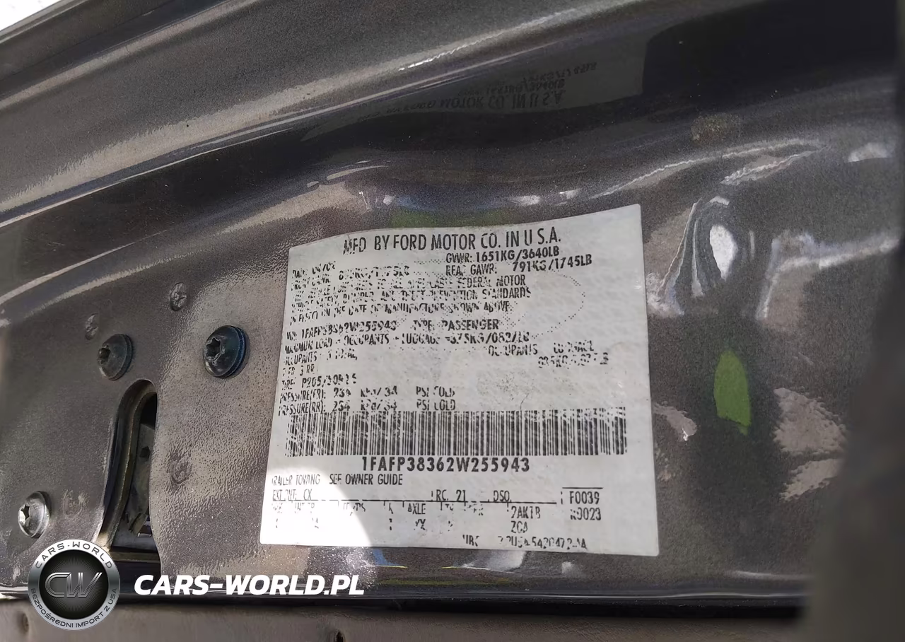 2002 Ford Focus Zts VIN:1FAFP38362W255943 - 9