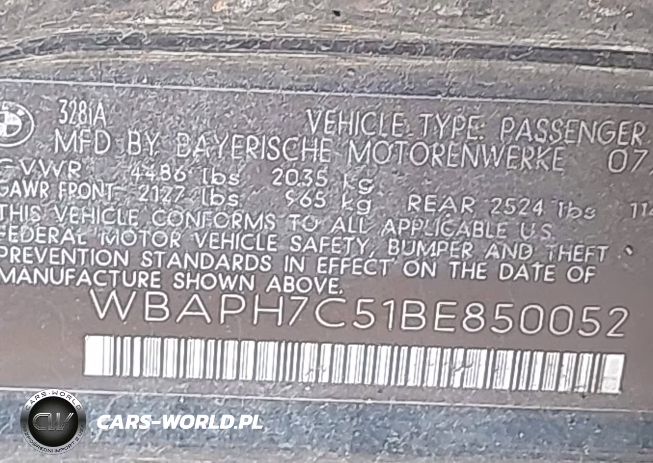 2011 BMW 328I VIN:WBAPH7C51BE850052 - 9