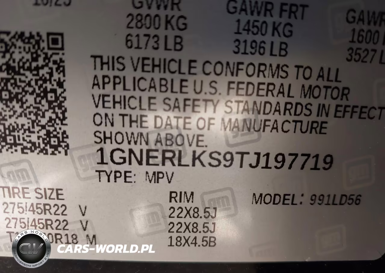 2026 Chevrolet Traverse Fwd Rs VIN:1GNERLKS9TJ197719 - 9
