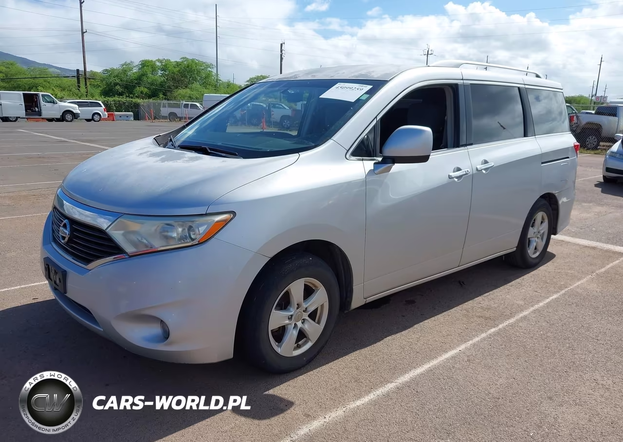 2012 Nissan Quest Sv VIN:JN8AE2KP0C9049859 - 2