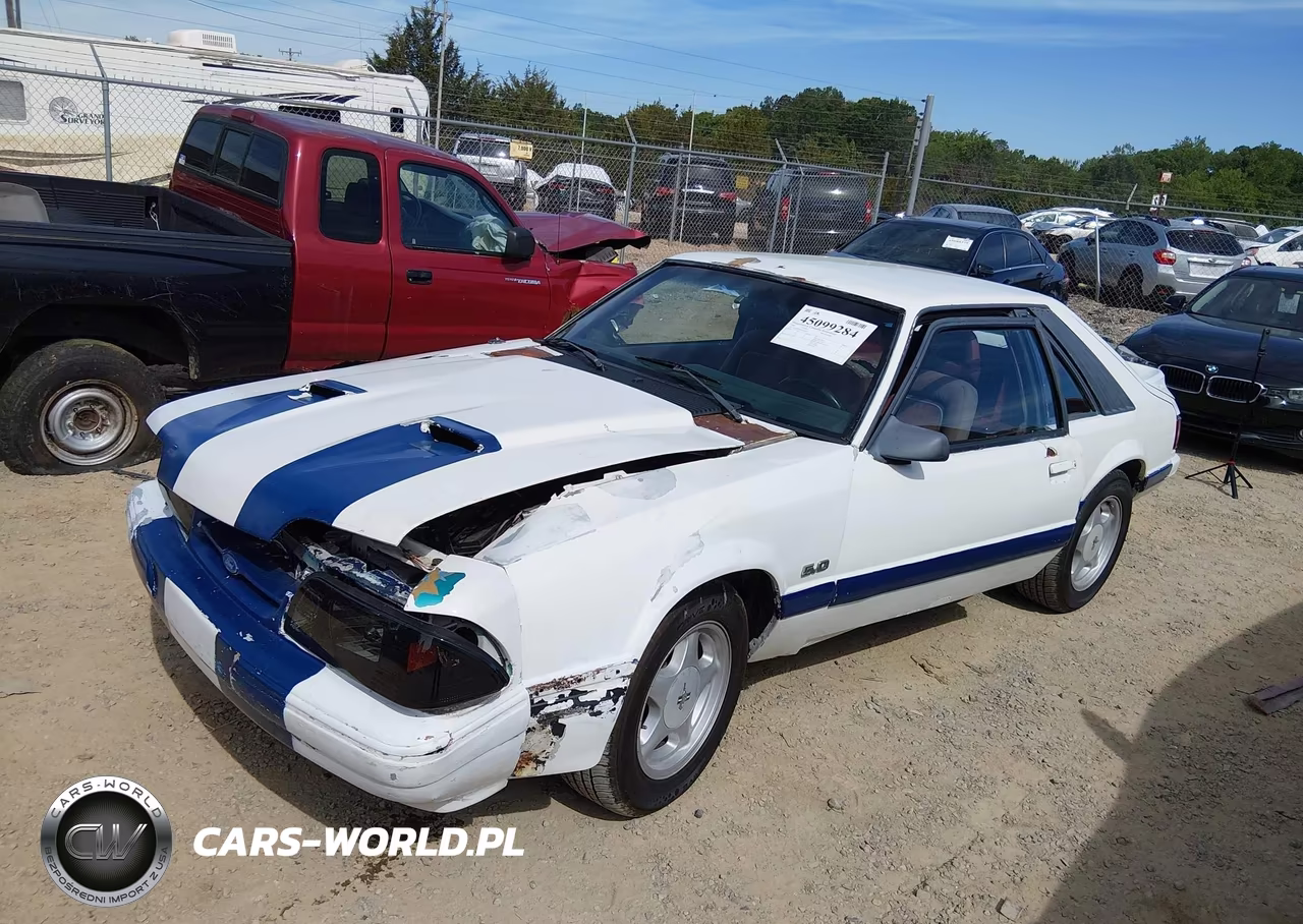 1986 Ford Mustang Lx-Gt VIN:1FABP28M1GF301560 - 2