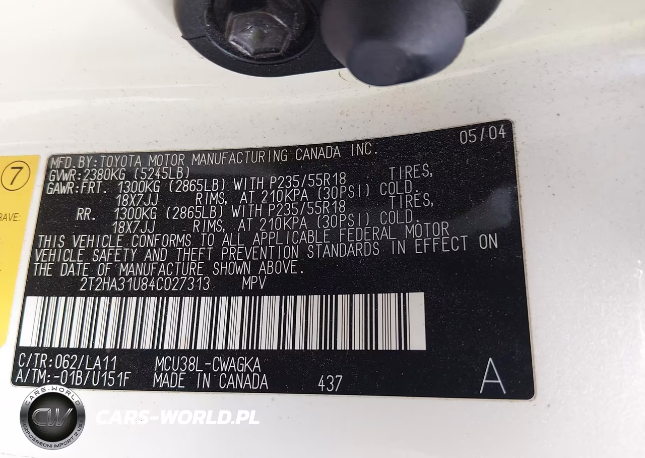 2004 Lexus Rx 330 VIN:2T2HA31U84C027313 - 9