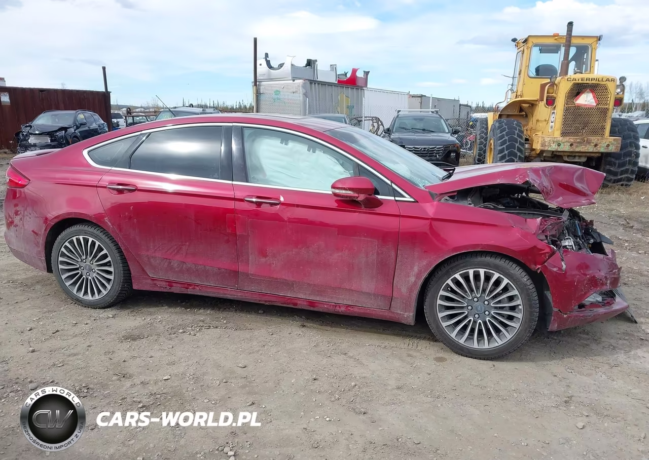 2017 Ford Fusion Titanium VIN:3FA6P0D90HR142543 - 14