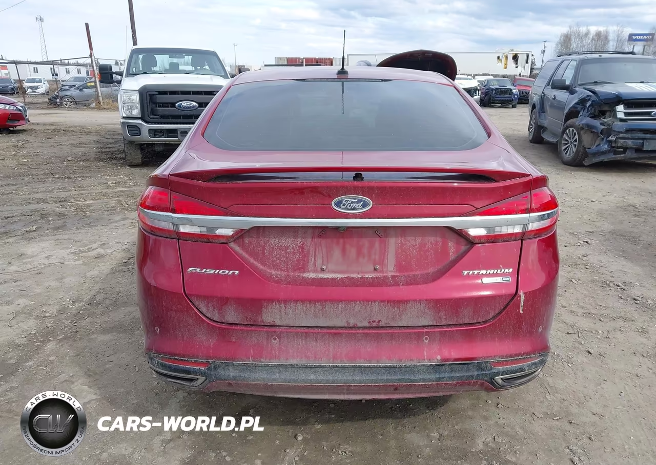 2017 Ford Fusion Titanium VIN:3FA6P0D90HR142543 - 17