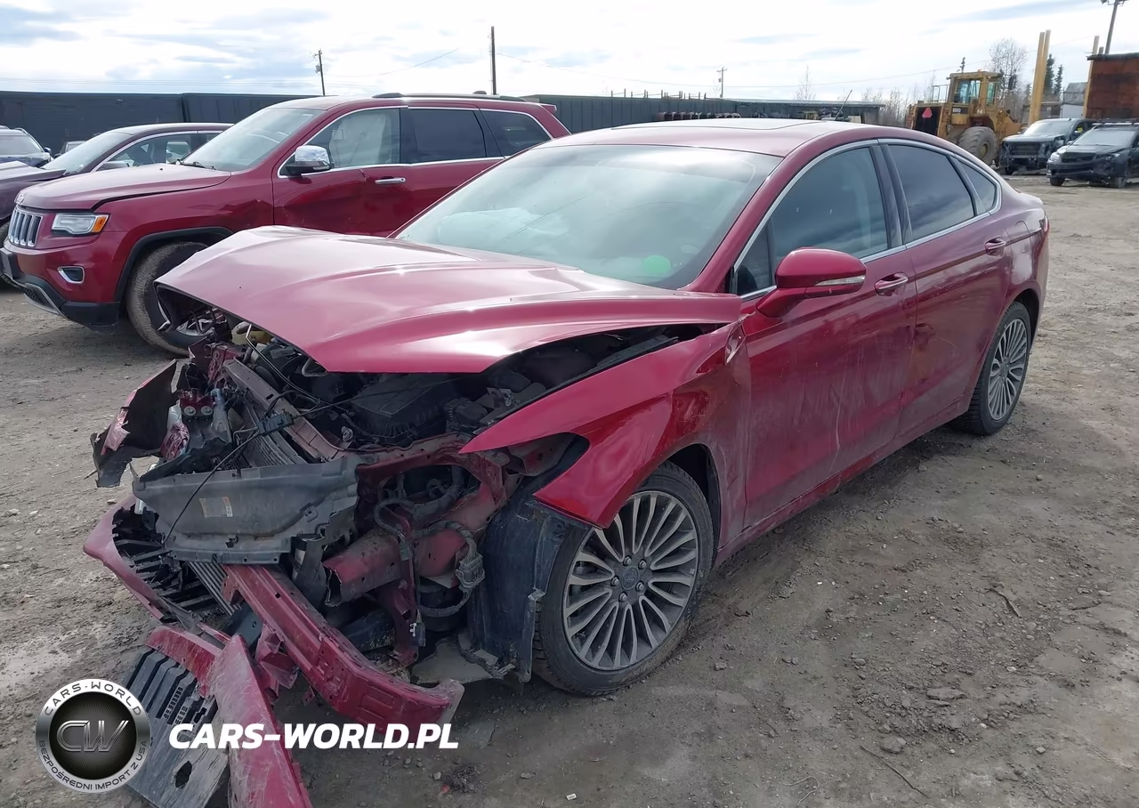 2017 Ford Fusion Titanium VIN:3FA6P0D90HR142543 - 2