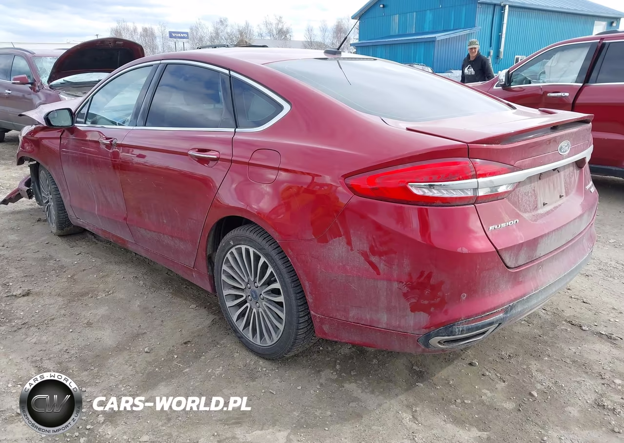 2017 Ford Fusion Titanium VIN:3FA6P0D90HR142543 - 3