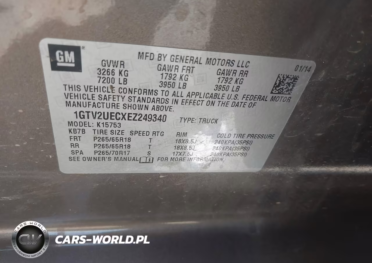 2014 GMC Sierra 1500 Sle VIN:1GTV2UECXEZ249340 - 9