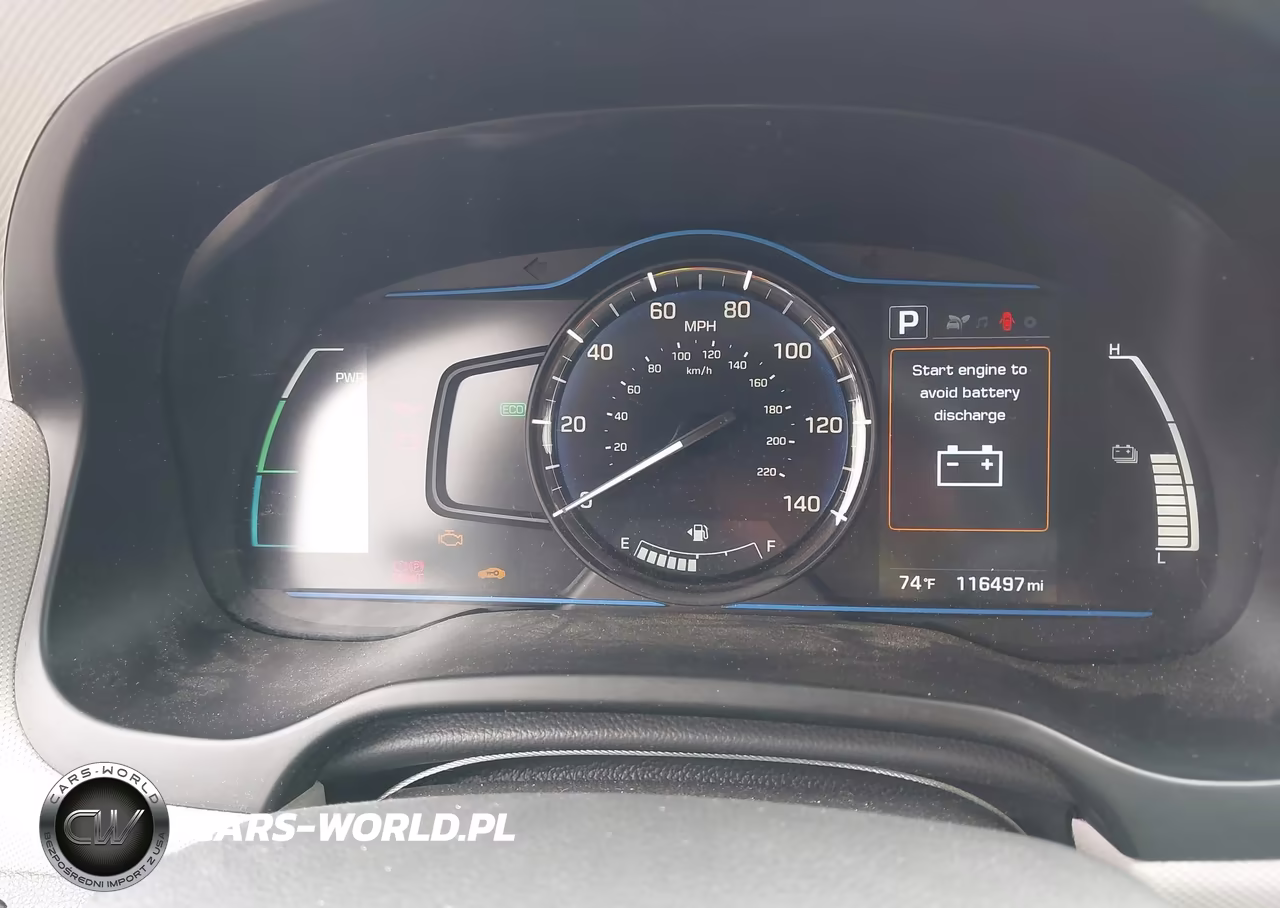 2018 Hyundai Ioniq Hybrid Blue VIN:KMHC65LC5JU097586 - 7