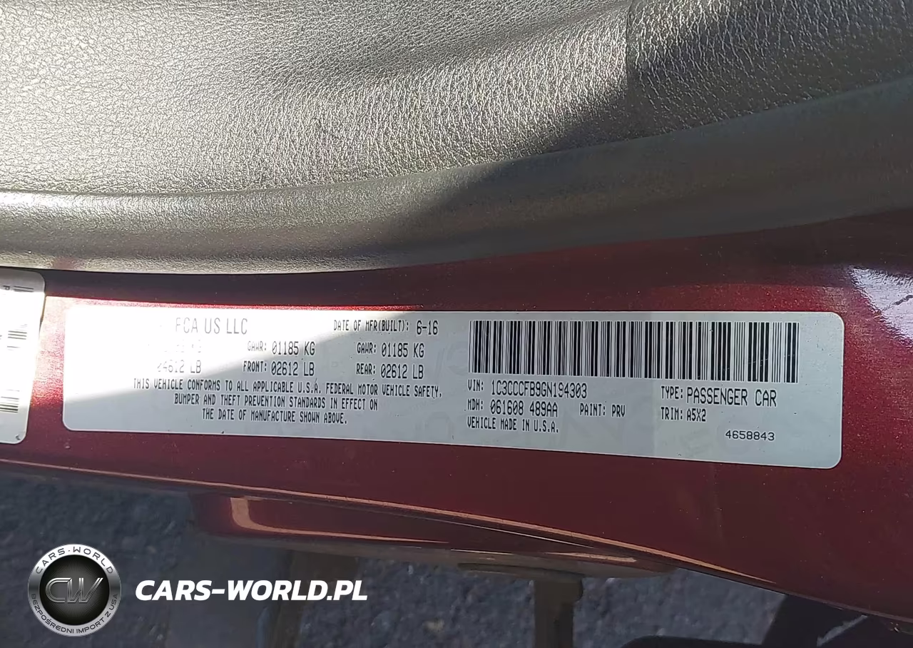 2016 Chrysler 200 Touring VIN:1C3CCCFB9GN194303 - 9