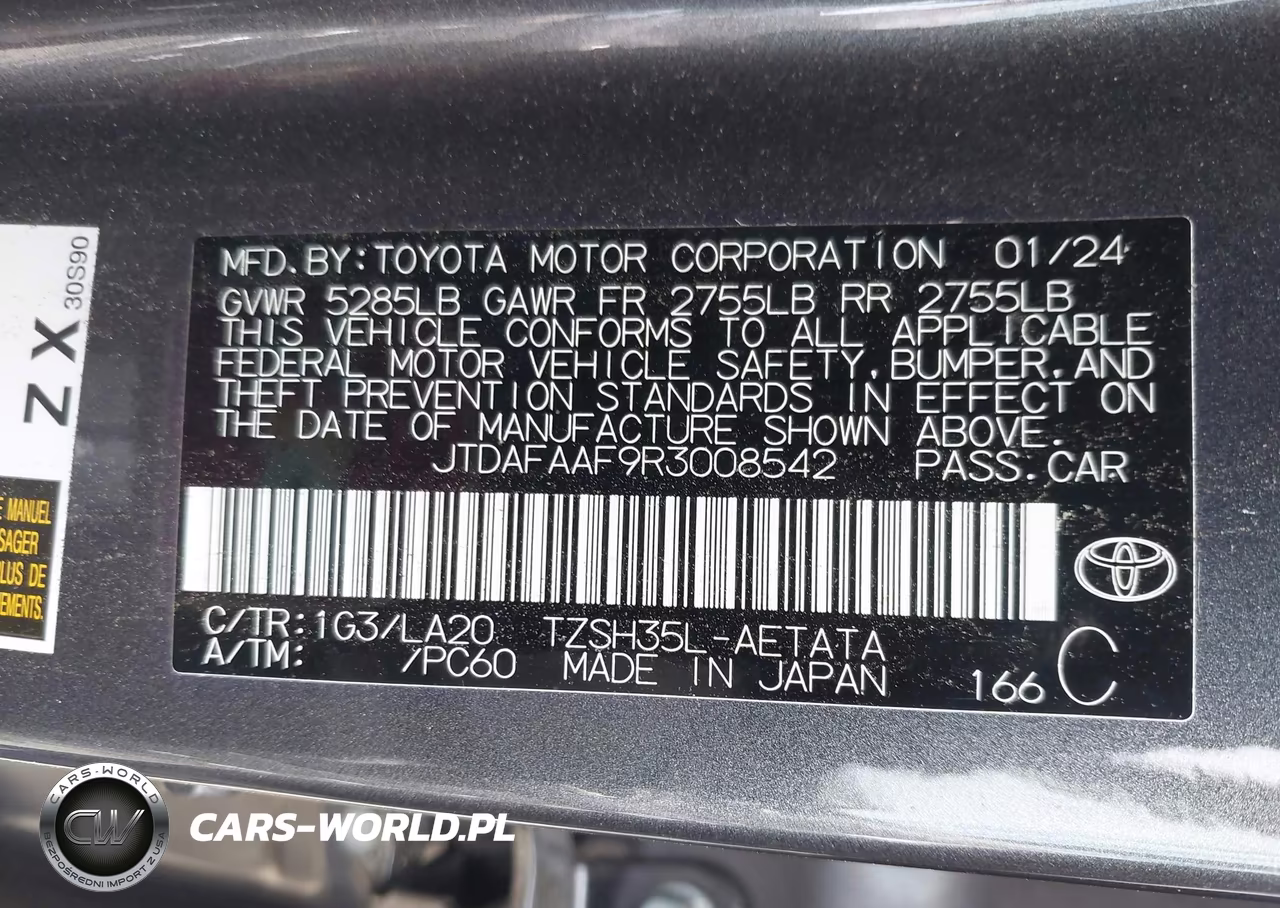 2024 Toyota Crown Platinum VIN:JTDAFAAF9R3008542 - 9