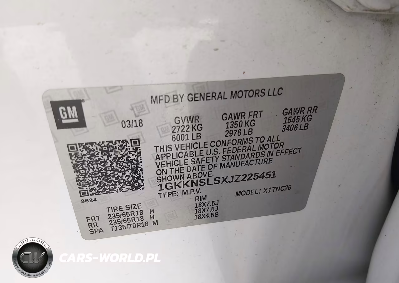 2018 GMC Acadia Sle-2 VIN:1GKKNSLSXJZ225451 - 9