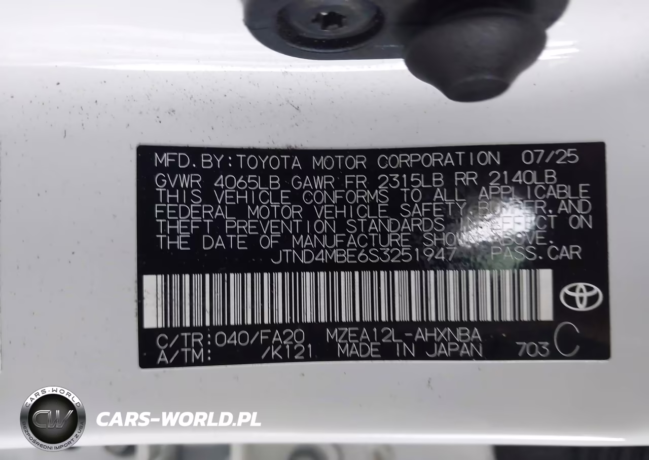 2025 Toyota Corolla Se VIN:JTND4MBE6S3251947 - 9