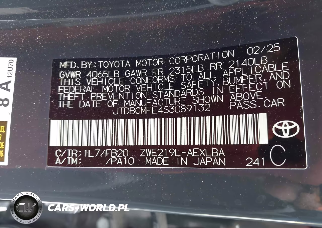 2025 Toyota Corolla Hybrid Le VIN:JTDBCMFE4S3089132 - 9