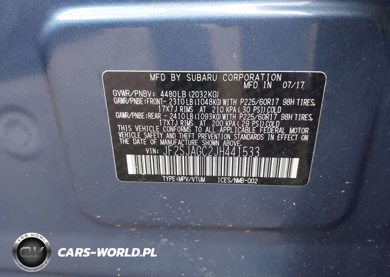 2018 Subaru Forester 2.5I Premium VIN:JF2SJAGC2JH441533 - 9