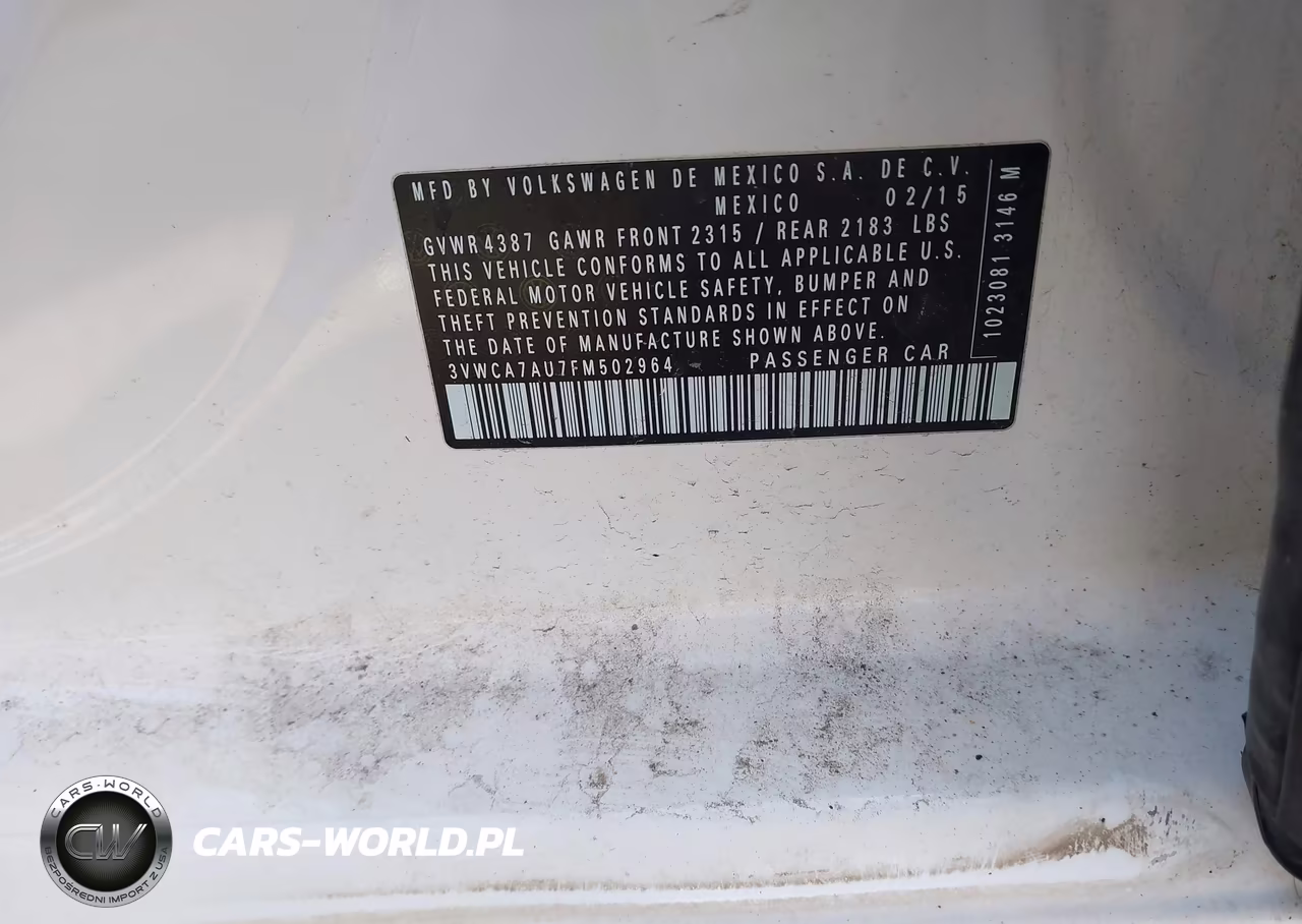 2015 Volkswagen Golf Sportwagen Tdi S 4-Door VIN:3VWCA7AU7FM502964 - 9