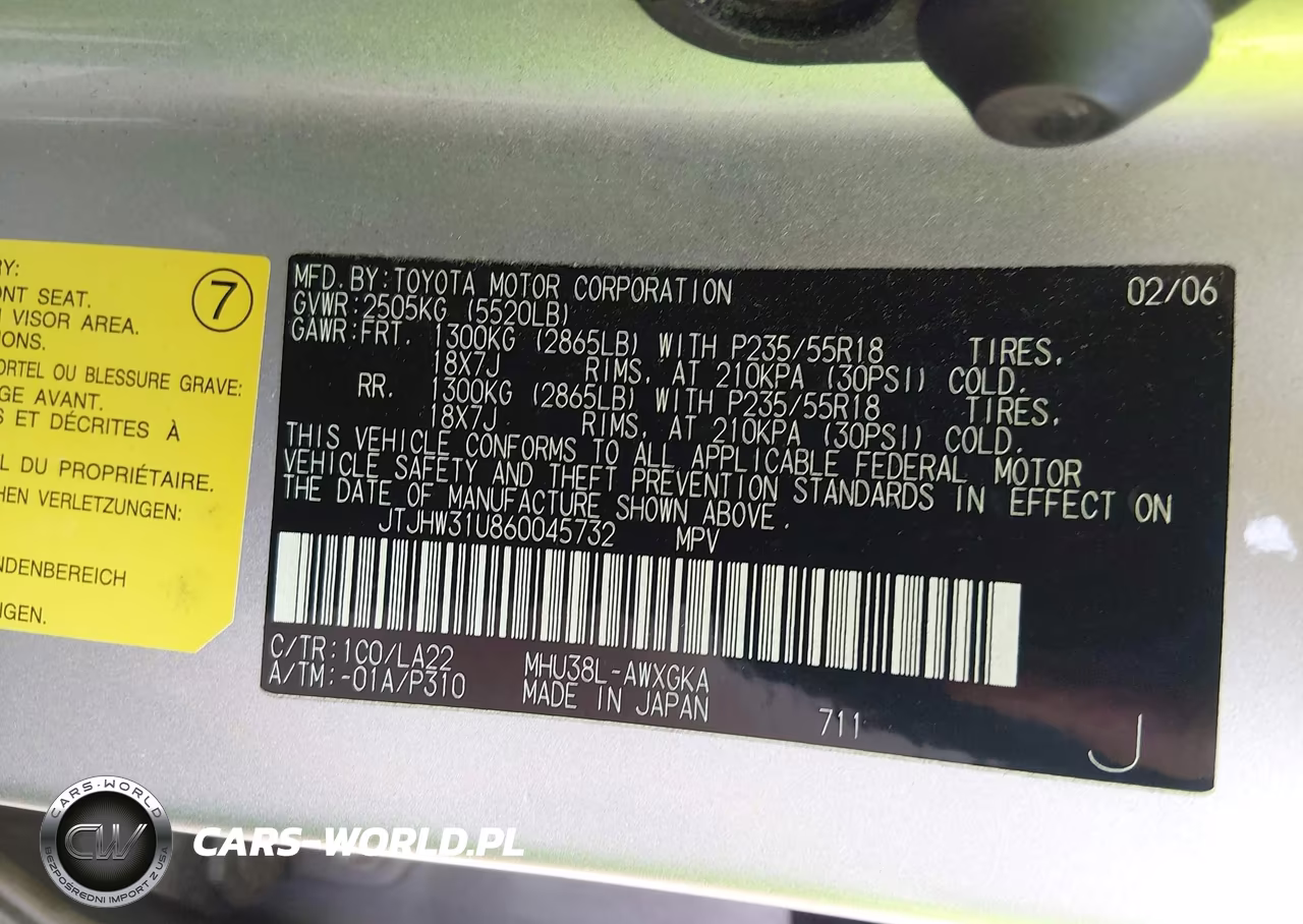 2006 Lexus Rx 400H VIN:JTJHW31U860045732 - 9