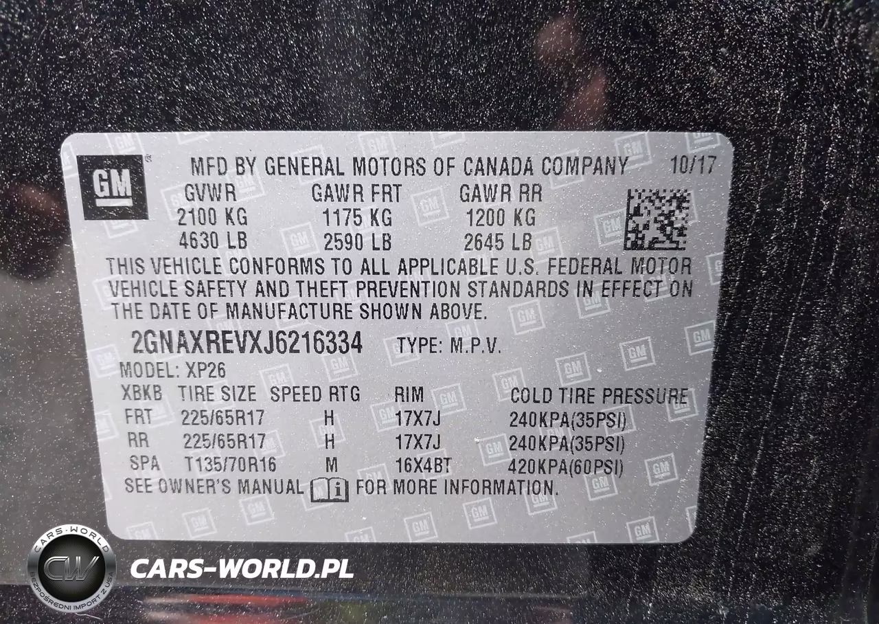 2018 Chevrolet Equinox Ls VIN:2GNAXREVXJ6216334 - 9