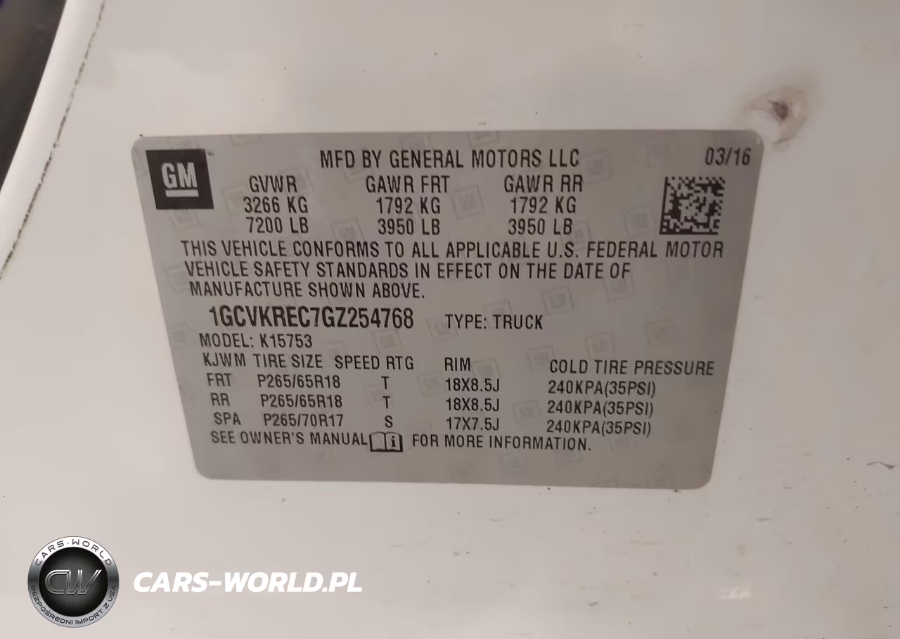 2016 Chevrolet Silverado 1500 1Lt VIN:1GCVKREC7GZ254768 - 9