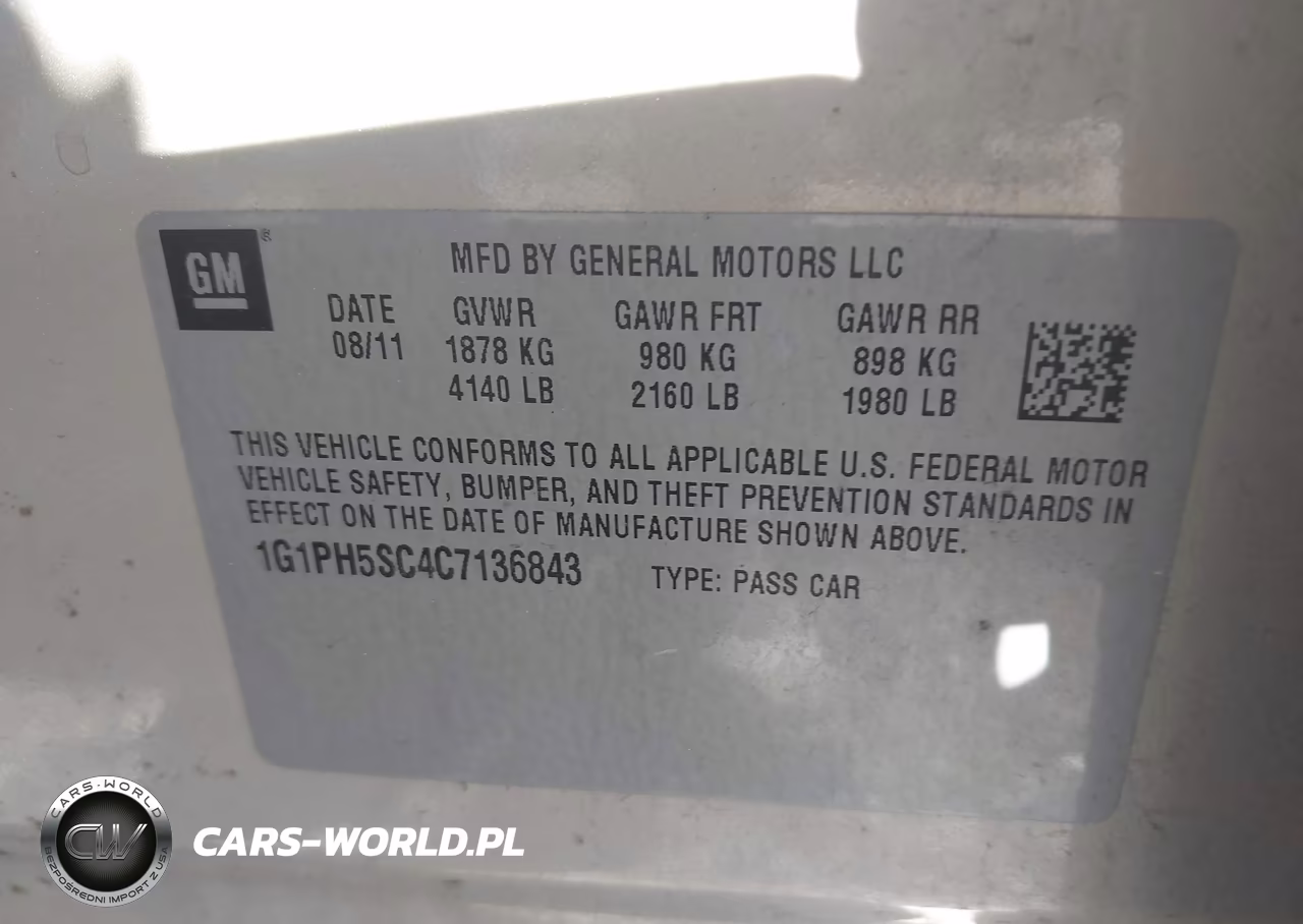 2012 Chevrolet Cruze Ltz VIN:1G1PH5SC4C7136843 - 9