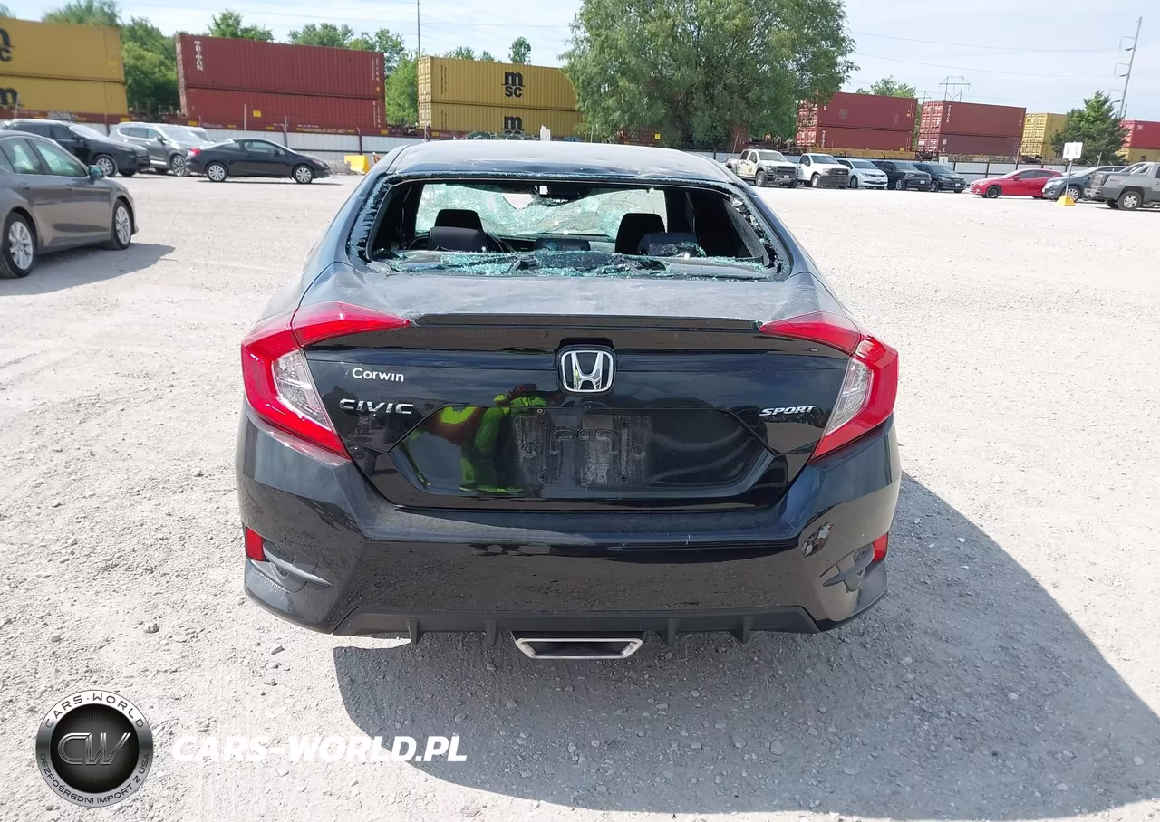 2021 Honda Civic Sport VIN:2HGFC2F83MH505737 - 17