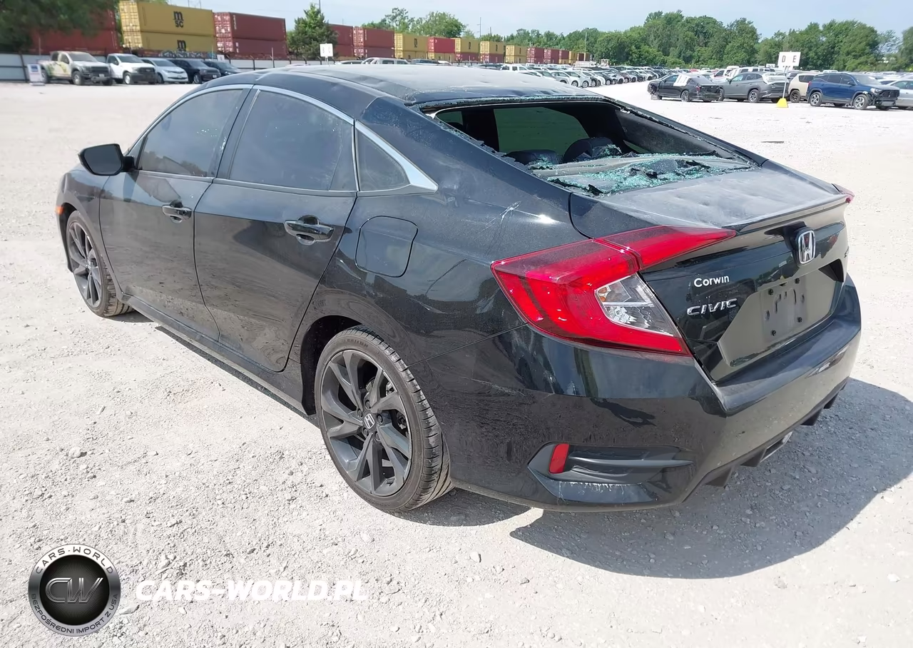 2021 Honda Civic Sport VIN:2HGFC2F83MH505737 - 3