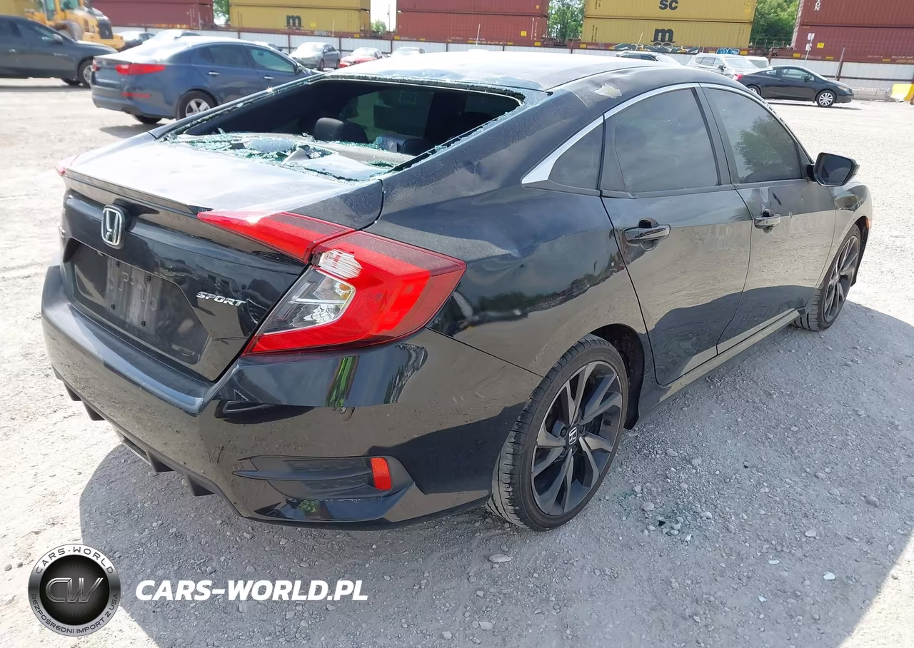 2021 Honda Civic Sport VIN:2HGFC2F83MH505737 - 4