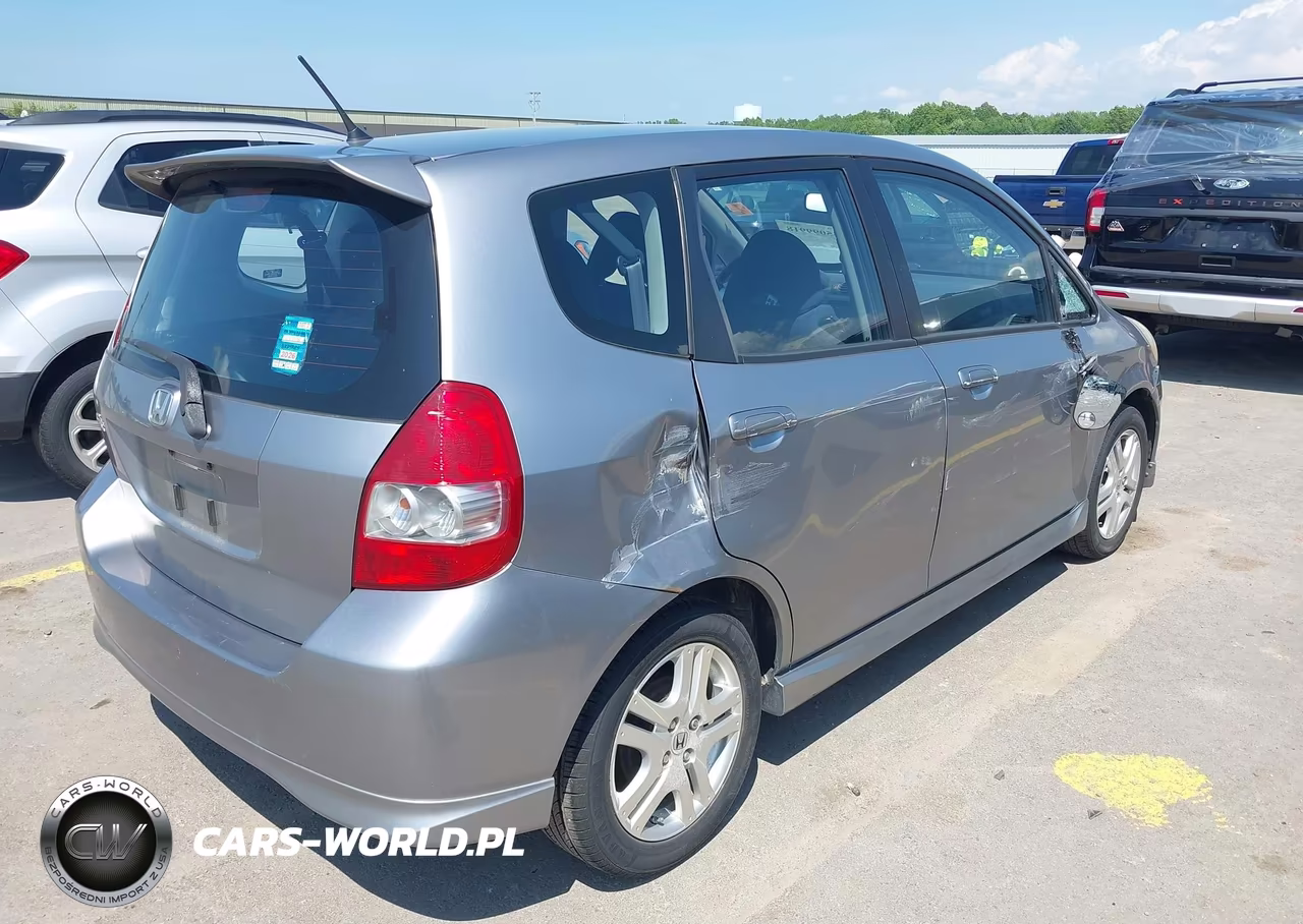 2008 Honda Fit Sport VIN:JHMGD37608S000285 - 4