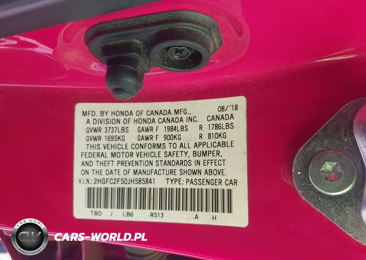 2018 Honda Civic Lx VIN:2HGFC2F50JH585841 - 9