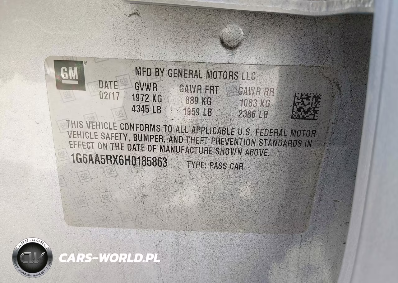 2017 Cadillac Ats Standard VIN:1G6AA5RX6H0185863 - 9