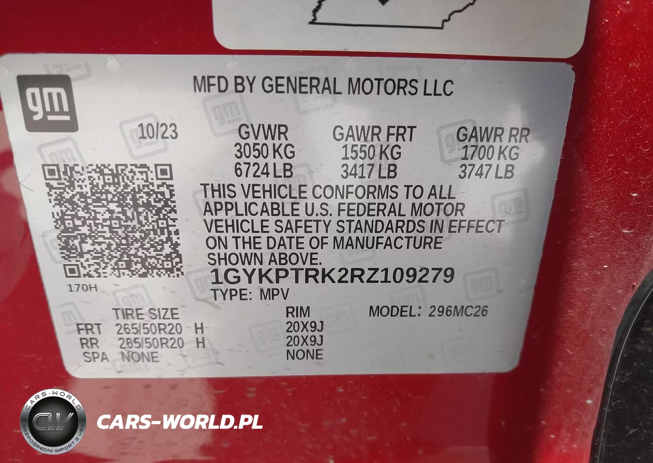 2024 Cadillac Lyriq Sport W-1Sf VIN:1GYKPTRK2RZ109279 - 9