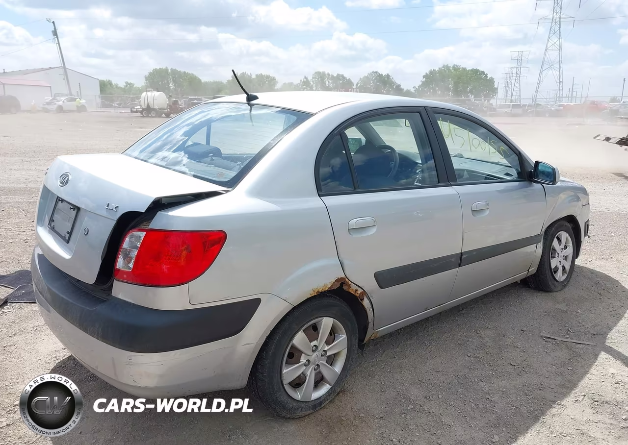 2008 Kia Rio Lx VIN:KNADE123586430273 - 4