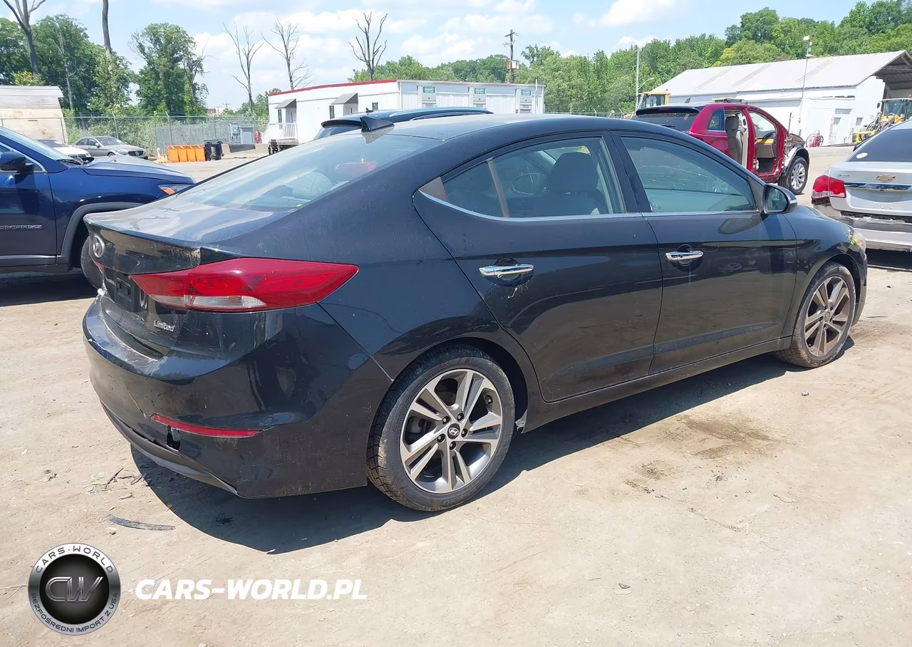 2017 Hyundai Elantra Limited VIN:5NPD84LF4HH068768 - 4