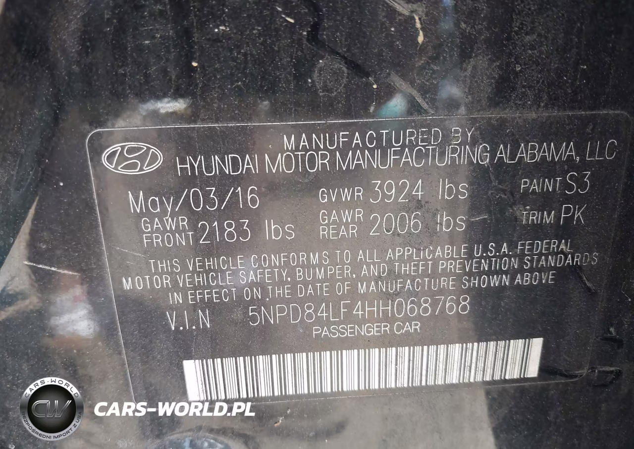 2017 Hyundai Elantra Limited VIN:5NPD84LF4HH068768 - 9