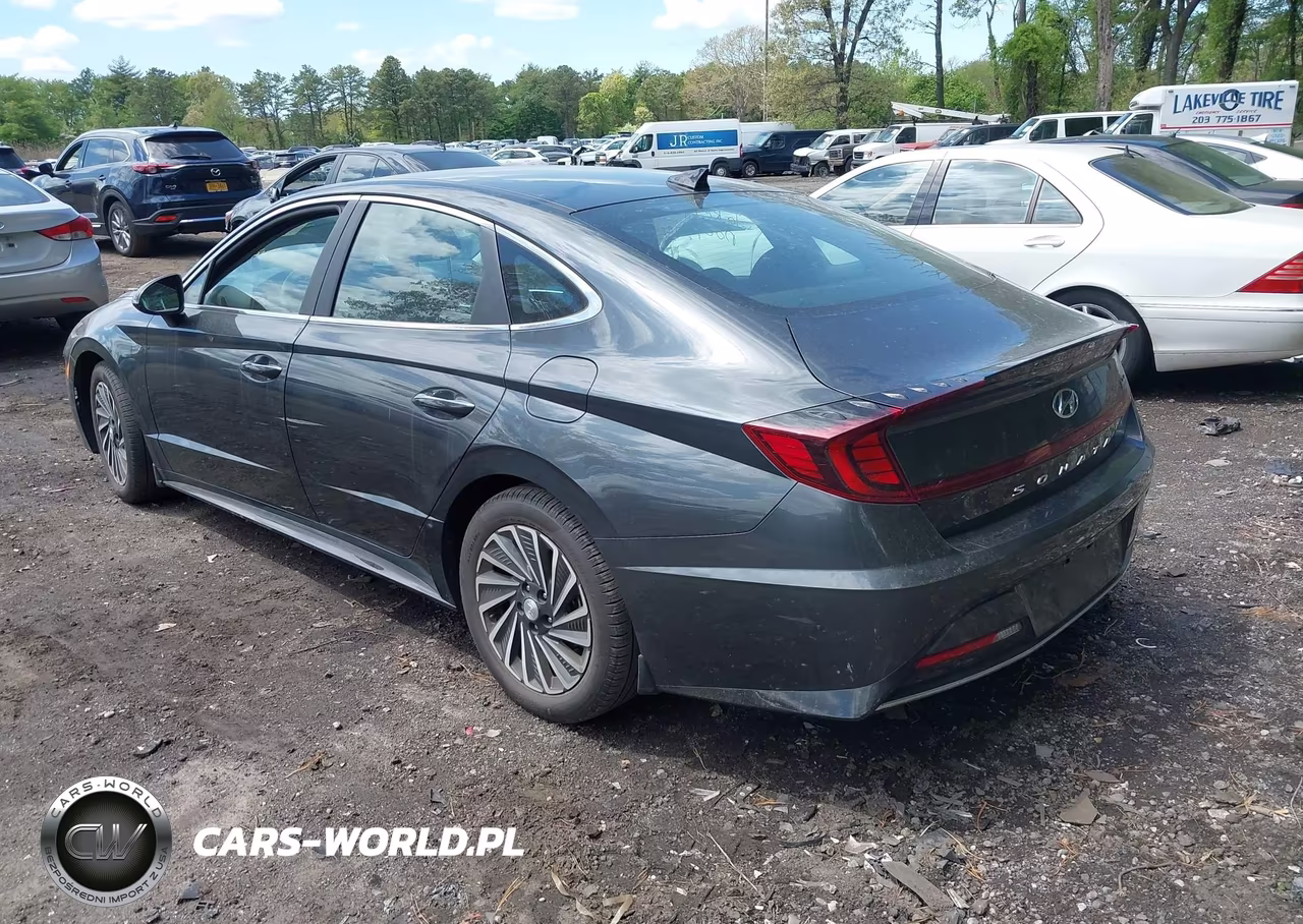 2022 Hyundai Sonata Hybrid Sel VIN:KMHL34JJ9NA050895 - 3