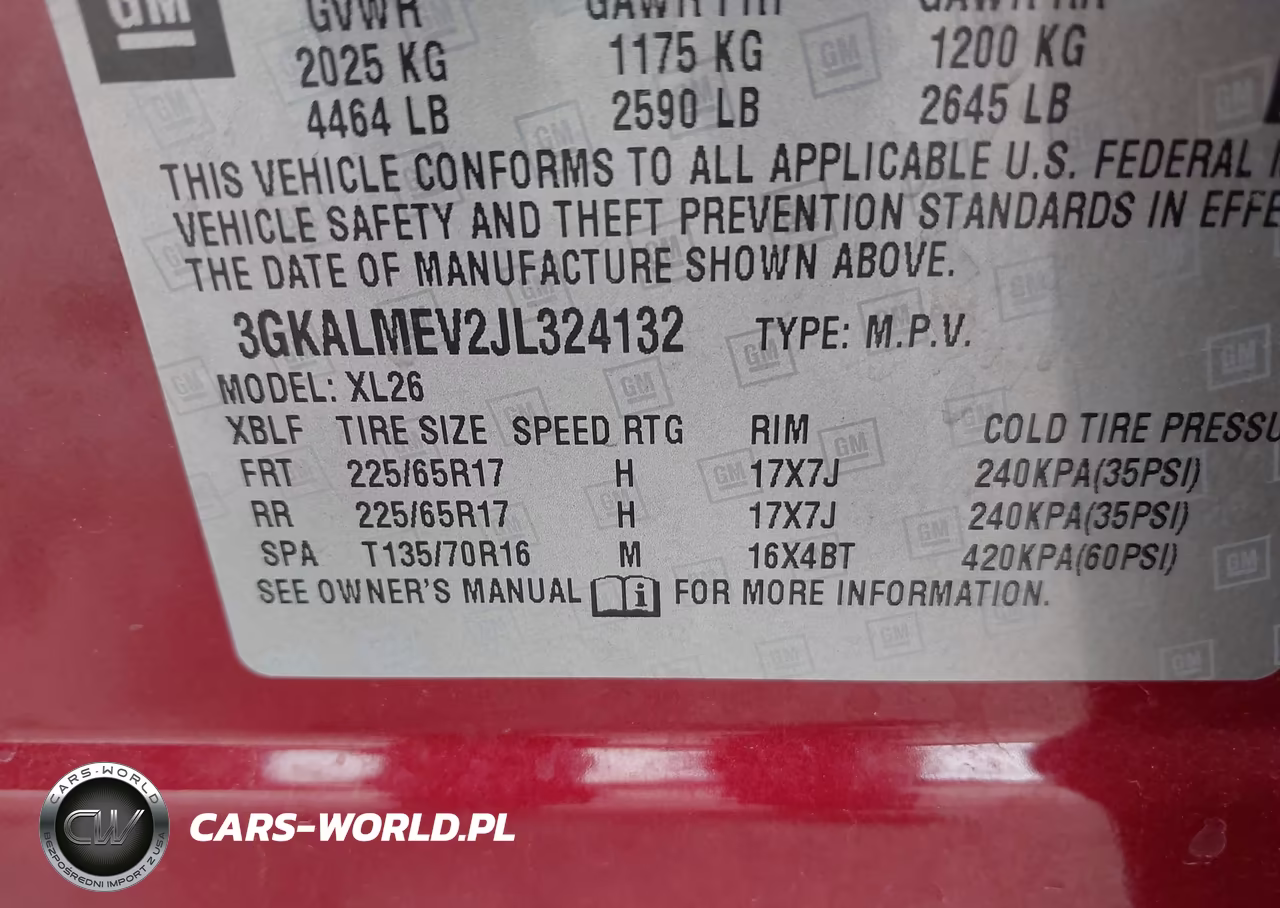 2018 GMC Terrain Sle VIN:3GKALMEV2JL324132 - 9