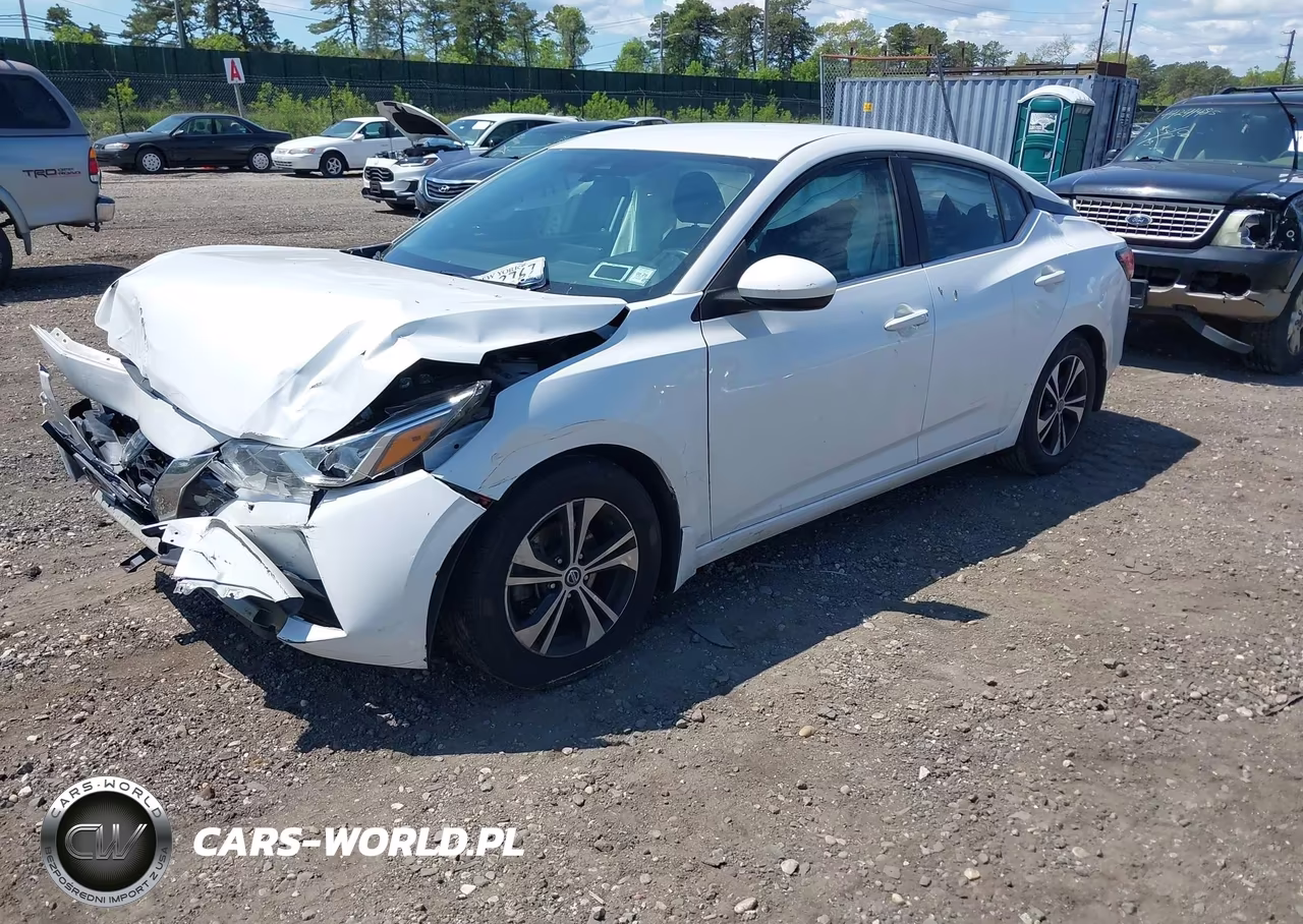 2021 Nissan Sentra Sv Xtronic Cvt VIN:3N1AB8CVXMY317691 - 2