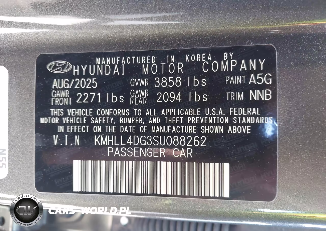 2025 Hyundai Elantra Se VIN:KMHLL4DG3SU088262 - 9