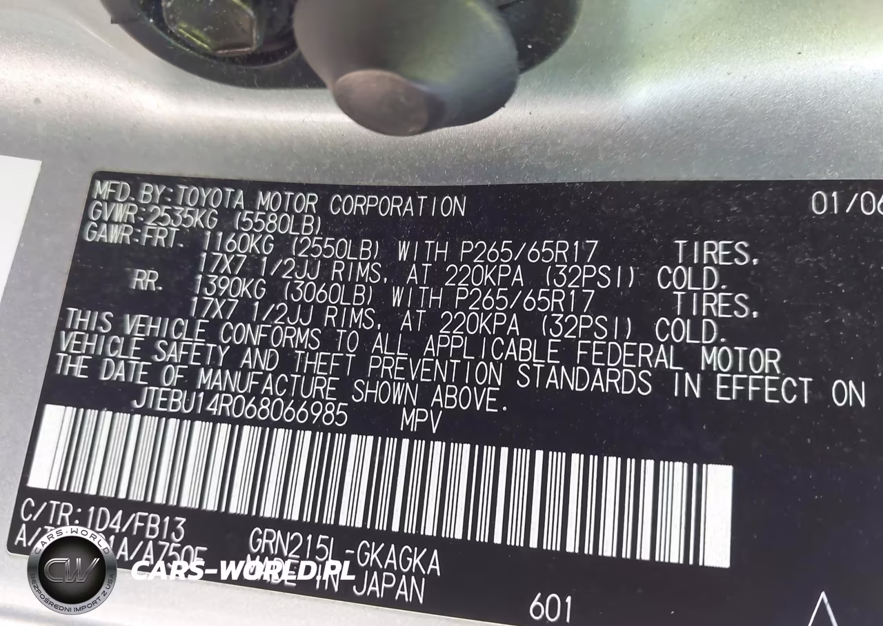 2006 Toyota 4Runner Sr5 Sport V6 VIN:JTEBU14R068066985 - 9
