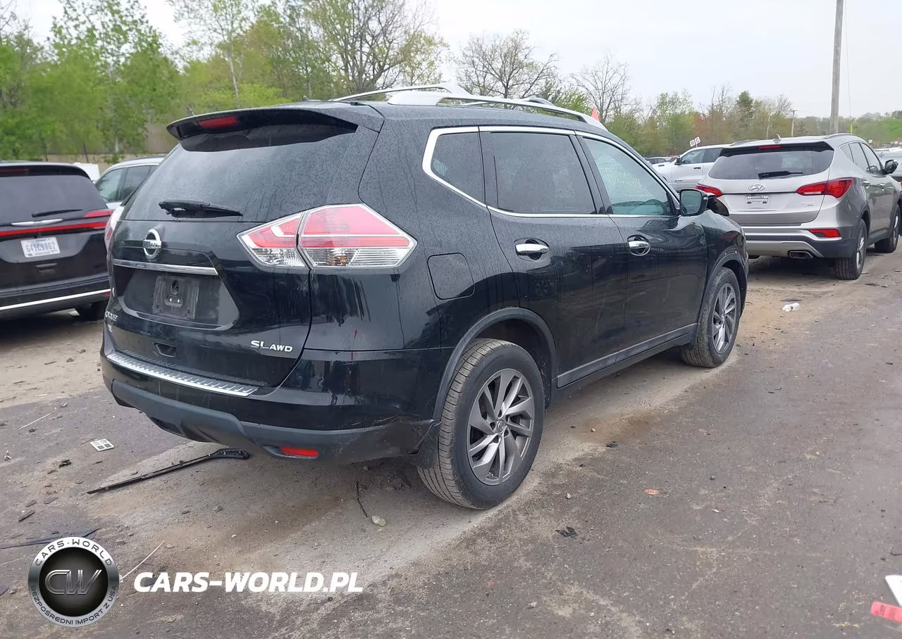 2015 Nissan Rogue Sl VIN:5N1AT2MV0FC803424 - 4