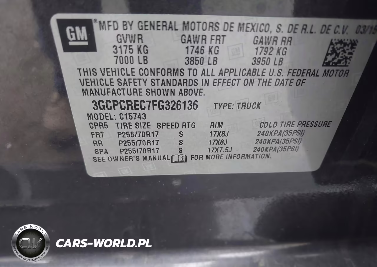2015 Chevrolet Silverado 1500 1Lt VIN:3GCPCREC7FG326136 - 9