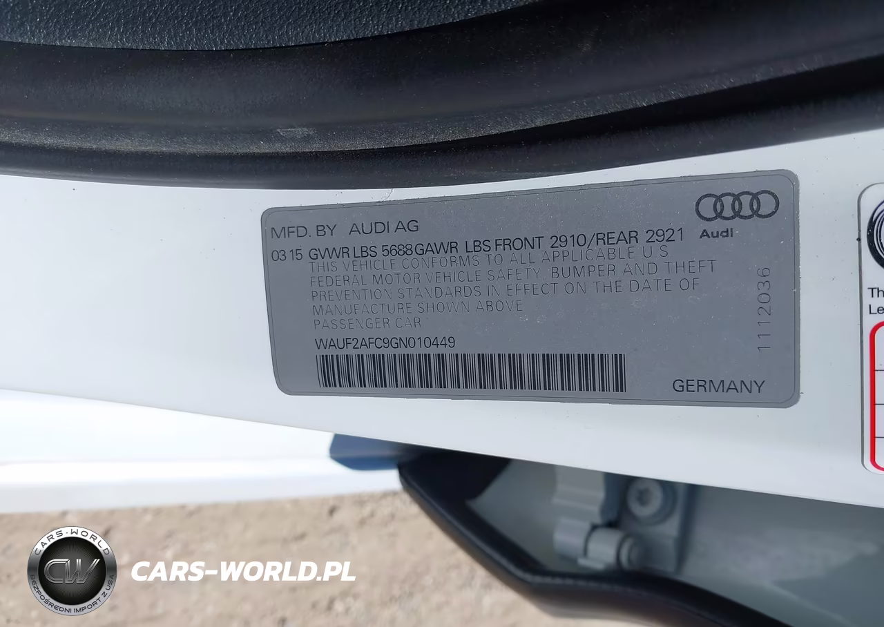 2016 Audi S6 4.0T Premium Plus VIN:WAUF2AFC9GN010449 - 9