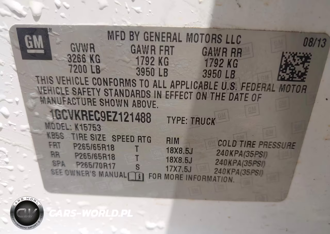 2014 Chevrolet Silverado 1500 2Lt VIN:1GCVKREC9EZ121488 - 9