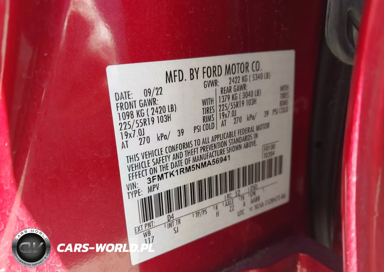 2022 Ford Mustang Mach-E Select VIN:3FMTK1RM5NMA56941 - 9