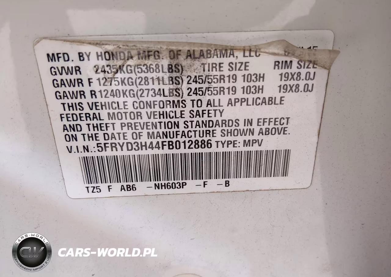2015 Acura Mdx Technology Package VIN:5FRYD3H44FB012886 - 9